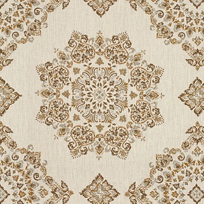 Фото Ткань портьерная с рисунком - Орнамент - стиль Английский - Светло-серый - Купить в Интернет-магазине