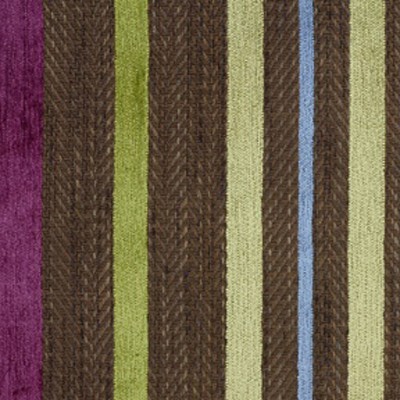 Фото Ткань портьерная с рисунком - Полоски - стиль Английский - Коричневые - Купить в Интернет-магазине