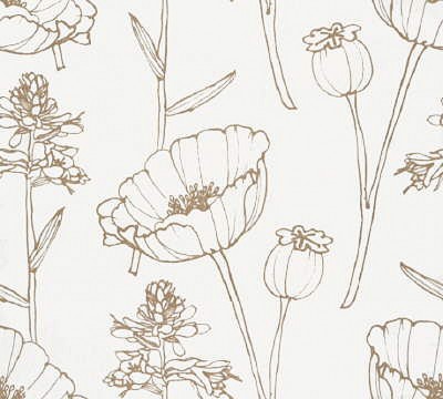 Фото Ткань портьерная с рисунком - Цветы - стиль Современный - Купить в Интернет-магазине