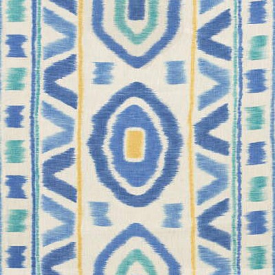 Фото Ткань портьерная с рисунком - Орнамент - стиль Современный - Голуба - Купить в Интернет-магазине