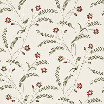 Фото Обои с рисунком - Растение - стиль Английская классика - Белые - Купить в Интернет-магазине