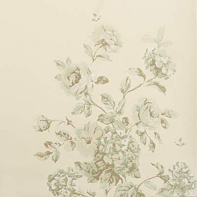Фото Обои с рисунком - Цветы - стиль Английская классика - Кремовые - Купить в Интернет-магазине