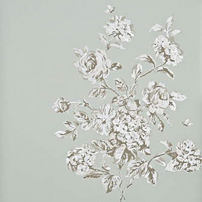 Фото Обои с рисунком - Цветы - стиль Английская классика - Голубы - Купить в Интернет-магазине