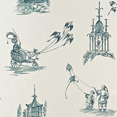 Фото Обои с рисунком - Крупный декор - стиль Английская классика - Серебристые - Купить в Интернет-магазине