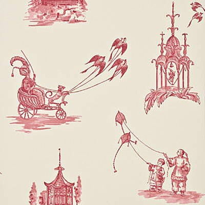 Фото Обои с рисунком - Крупный декор - стиль Английская классика - Кремовые - Купить в Интернет-магазине