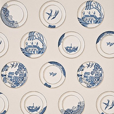 Фото Обои с рисунком - Крупный декор - стиль Английская классика - Кремовые - Купить в Интернет-магазине