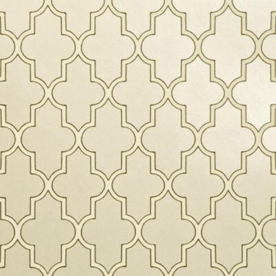 Фото Обои с рисунком - Орнамент - стиль Английская классика - Серебристые - Купить в Интернет-магазине