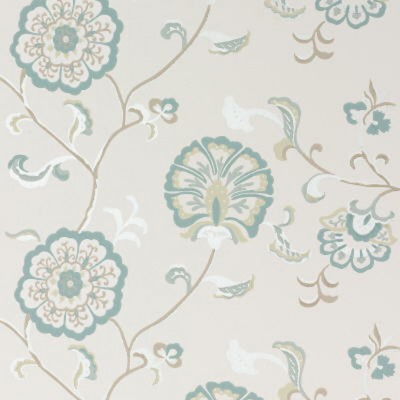 Фото Обои с рисунком - Цветы - стиль Английская классика - Серые - Купить в Интернет-магазине