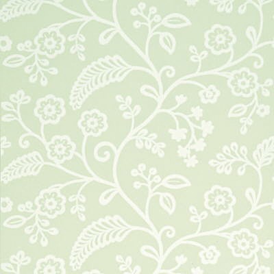 Фото Обои с рисунком - Растение - стиль Английская классика - Зеленые - Купить в Интернет-магазине