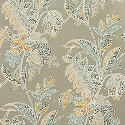 Фото Обои с рисунком - Растение - стиль Английская классика - Серые - Купить в Интернет-магазине