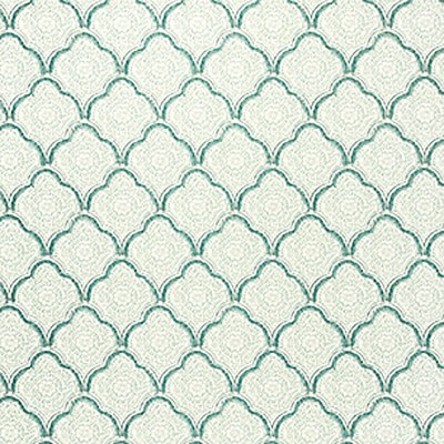 Фото Обои с рисунком - Орнамент - стиль Английская классика - Бирюзовые - Купить в Интернет-магазине