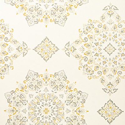 Фото Обои с рисунком - Орнамент - стиль Английская классика - Кремовые - Купить в Интернет-магазине