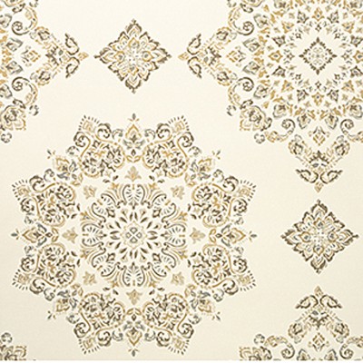Фото Обои с рисунком - Орнамент - стиль Английская классика - Кремовые - Купить в Интернет-магазине