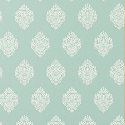 Фото Обои с рисунком - Орнамент - стиль Английская классика - Бирюзовые - Купить в Интернет-магазине