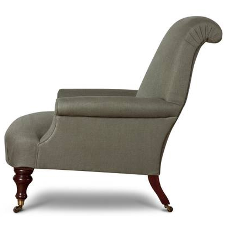 Фото Кресло обитое - стиль Викторианский - Для гостиной - удобное кресло производства США - Beaumont & Fletcher - Francie