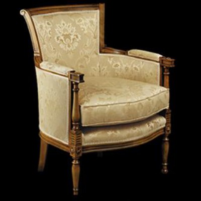 Фото Кресло на деревянной раме - стиль Английская классика - Для гостиной - Купить в Интернет-магазине