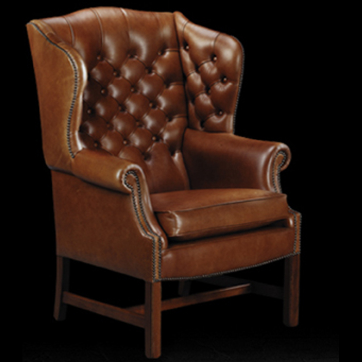 Фото Кресло обитое - стиль Английская классика - Для гостиной - удобное кресло производства США - Artistic - Draycott Design - Купить в Интернет-магазине