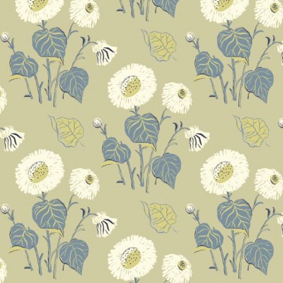 Фото Ткань портьерная с рисунком - Цветы - стиль Английский - Купить в Интернет-магазине