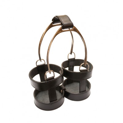 Фото Подставка для вина - стиль Современный - Кожаная - Купить в Интернет-магазине