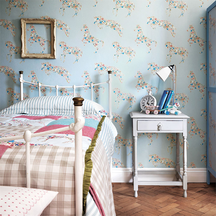 Фото Обои с рисунком - Детский рисунок - стиль Английская классика - Розовые - Купить в Интернет-магазине