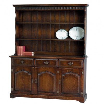 Фото Витрина широкая - стиль Тюдор и готика - Для столовой - Со стеклянными дверями - The Royal Oak - Balmoral - Купить в Интернет-магазине