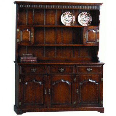 Фото Витрина широкая - стиль Тюдор и готика - Для столовой - Со стеклянными дверями - The Royal Oak - Balmoral - Купить в Интернет-магазине