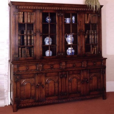 Фото Шкаф книжный/библиотека - стиль Тюдор и готика - Для кабинета - Купить в Интернет-магазине