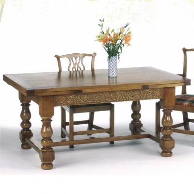 Фото Стол обеденный - стиль Тюдор и готика - Для столовой - большие обеденные столы производства США - Titchmarsh & Goodwin - Medieval Gothic - Купить в Интернет-магазине
