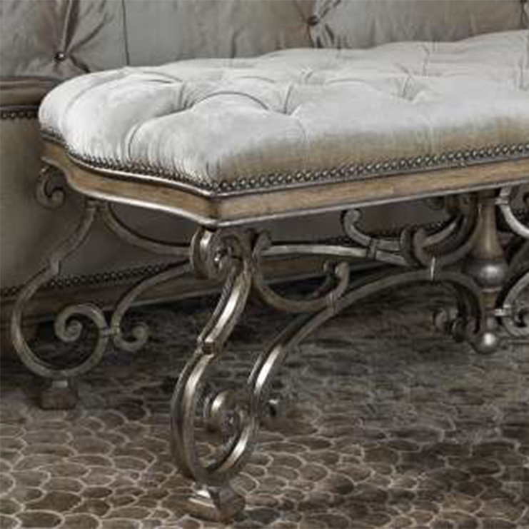 Фото Пуф, банкетка - стиль Роскошное шале - Для спальни - Купить в Интернет-магазине