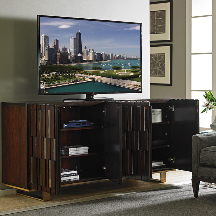 Фото ТВ консоль - стиль Transitional - Для гостиной - Купить в Интернет-магазине Фото ТВ консоль - стиль Transitional - Для гостиной - Купить в Интернет-магазине