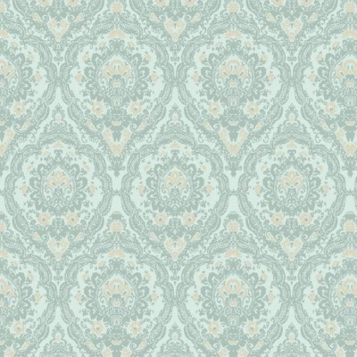 Фото Ткань портьерная с рисунком - Дамаск - стиль Английский - Голуба - Купить в Интернет-магазине