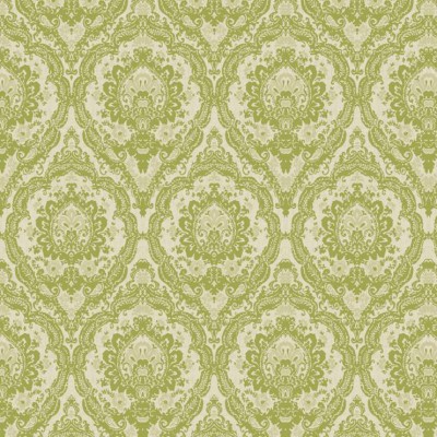 Фото Ткань портьерная с рисунком - Дамаск - стиль Английский - Зеленый - Купить в Интернет-магазине