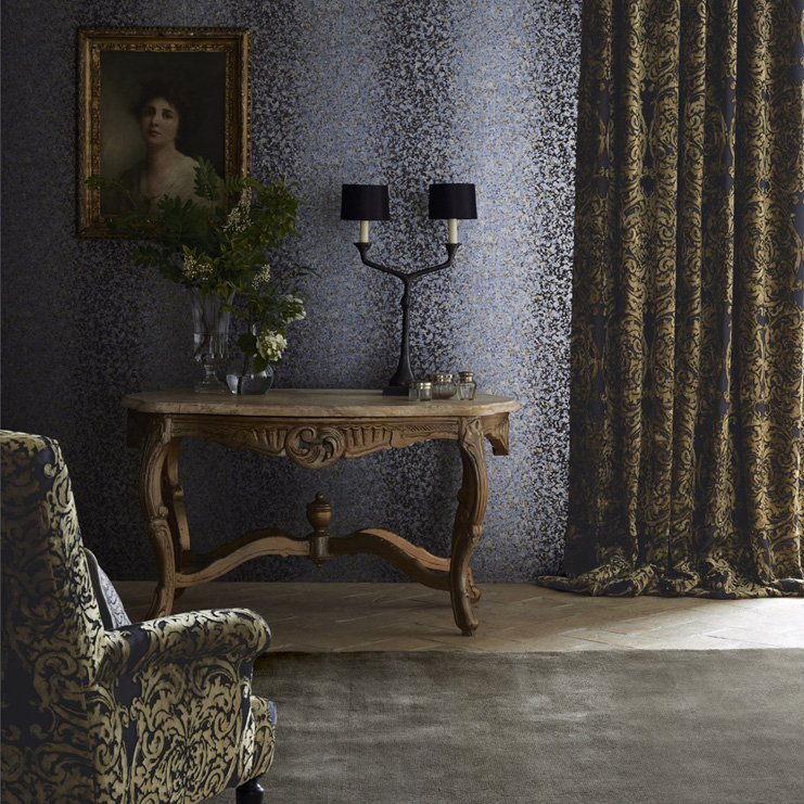 Фото Обои с рисунком - Полоски - стиль Английская классика - Фиолетовые - Купить в Интернет-магазине Фото Обои с рисунком - Полоски - стиль Английская классика - Фиолетовые - Купить в Интернет-магазине