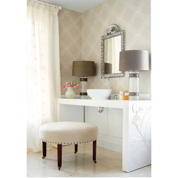 Фото Обои с рисунком - Орнамент - стиль Американский - Бирюзовые - Купить в Интернет-магазине