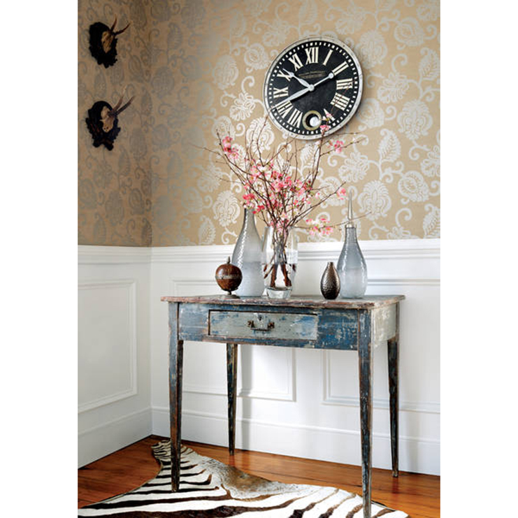 Фото Обои с рисунком - Завиток - стиль Американский - Голубы - Купить в Интернет-магазине