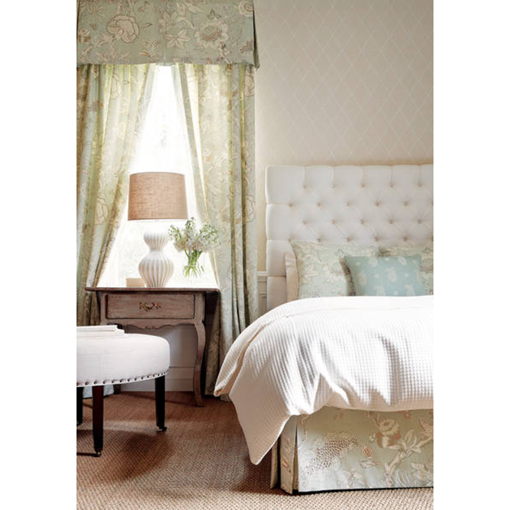 Фото Обои с рисунком - Орнамент - стиль Американский - Бирюзовые - Купить в Интернет-магазине