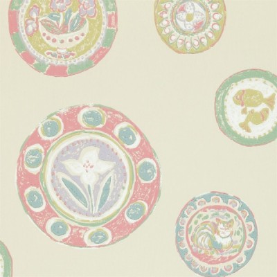 Фото Обои с рисунком - Крупный декор - стиль Английская классика - Светло-серые - Купить в Интернет-магазине