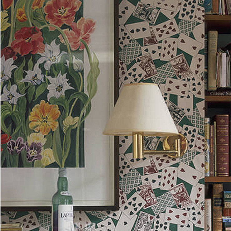 Фото Обои с рисунком - Крупный декор - стиль Английская классика - Зеленые - Купить в Интернет-магазине Фото Обои с рисунком - Крупный декор - стиль Английская классика - Зеленые - Купить в Интернет-магазине