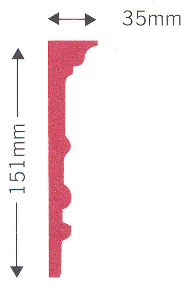 Фото Карниз гипсовый - стиль Английский - Купить в Интернет-магазине