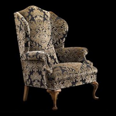 Фото Кресло обитое - стиль Английская классика - Для гостиной - удобное кресло производства США - Artistic - Draycott Design - Купить в Интернет-магазине