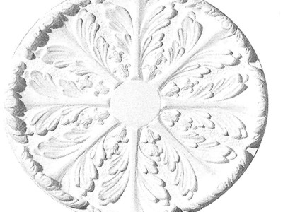 Фото Розетка потолочная гипсовая - стиль Английский - Купить в Интернет-магазине