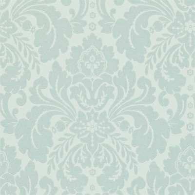 Фото Обои с рисунком - Дамаск - стиль Английская классика - Голубы - Купить в Интернет-магазине