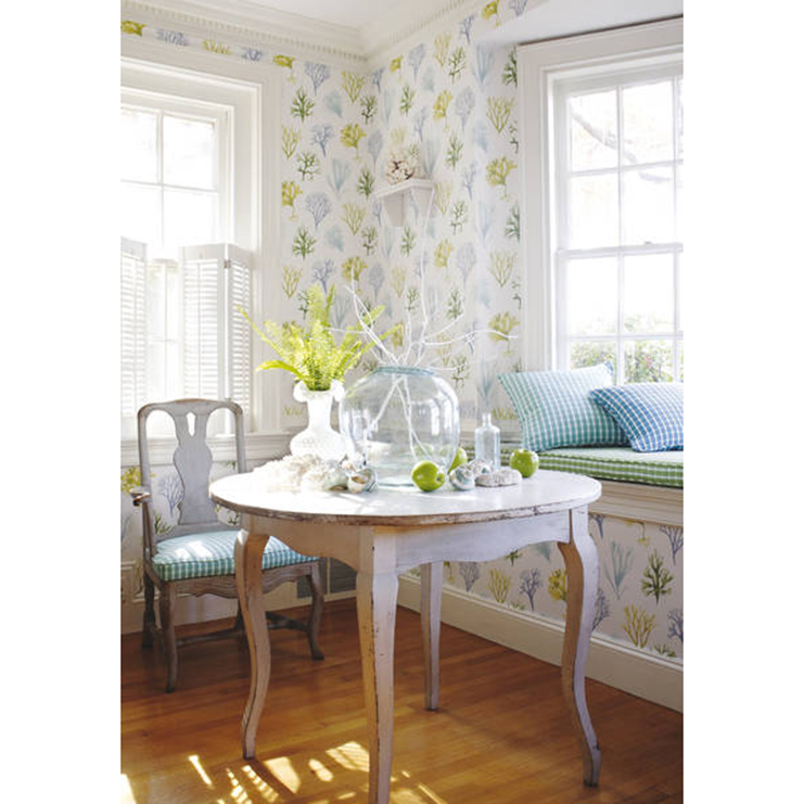 Фото Обои с рисунком - Растение - стиль Американский - Кремовые - Купить в Интернет-магазине