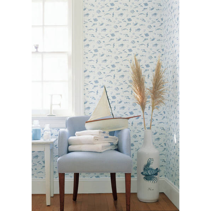 Фото Обои с рисунком - Крупный декор - стиль Американский - Белые - Купить в Интернет-магазине