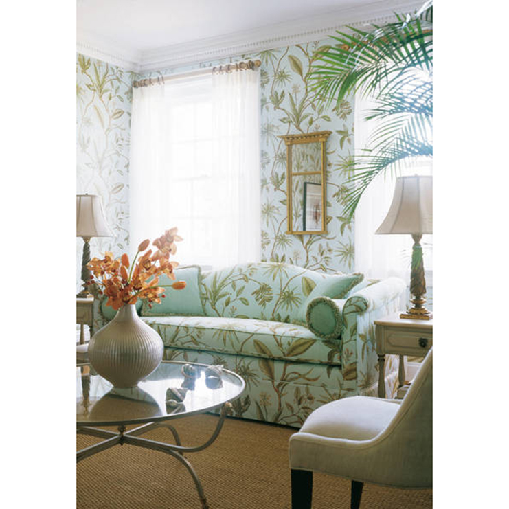 Фото Обои с рисунком - Растение - стиль Американский - Черные - Купить в Интернет-магазине