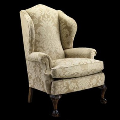 Фото Кресло обитое - стиль Английская классика - Для гостиной - удобное кресло производства США - Artistic - Draycott Design - Купить в Интернет-магазине