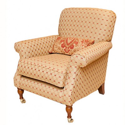 Фото Кресло обитое - стиль Английская классика - Для гостиной - удобное кресло производства США - Wade - Richmond - Купить в Интернет-магазине