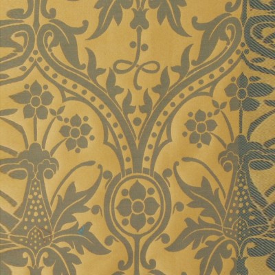 Фото Обои с рисунком - Дамаск - стиль Английская классика - Желтые - Купить в Интернет-магазине