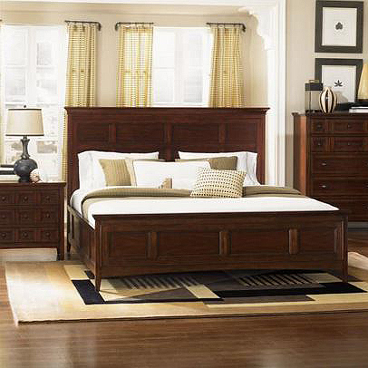 Фото Кровать - стиль Transitional - Для спальни - Купить в Интернет-магазине Фото Кровать - стиль Transitional - Для спальни - Купить в Интернет-магазине