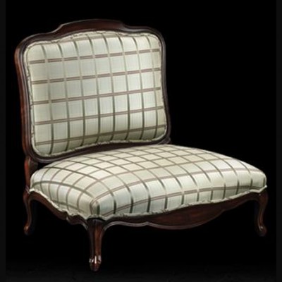Фото Кресло на деревянной раме - стиль Английская классика - Для спальни - Купить в Интернет-магазине